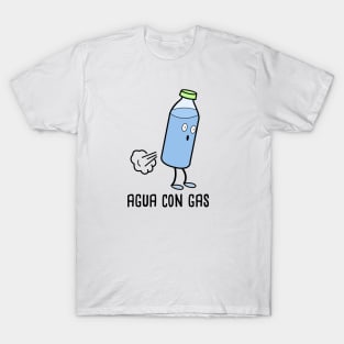 Agua con Gas Spanish - Puns T-Shirt